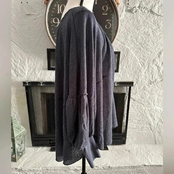 Free People Marla Henley Top in Poppyseed size Small - Picture 2 of 6